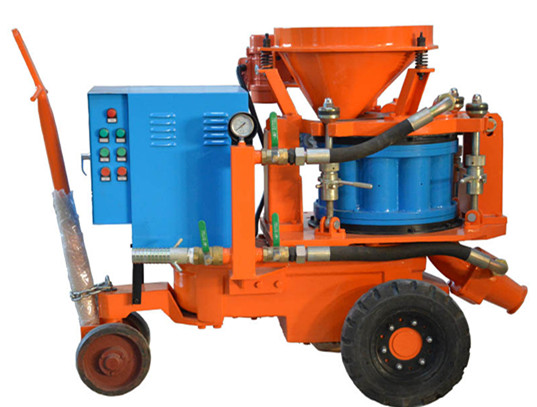 Dry-mix shotcrete machine