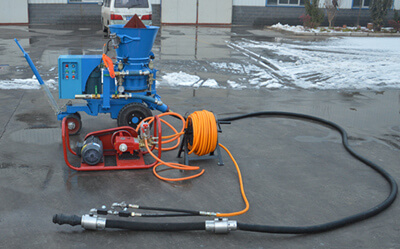 Fire-resistant material spray machine