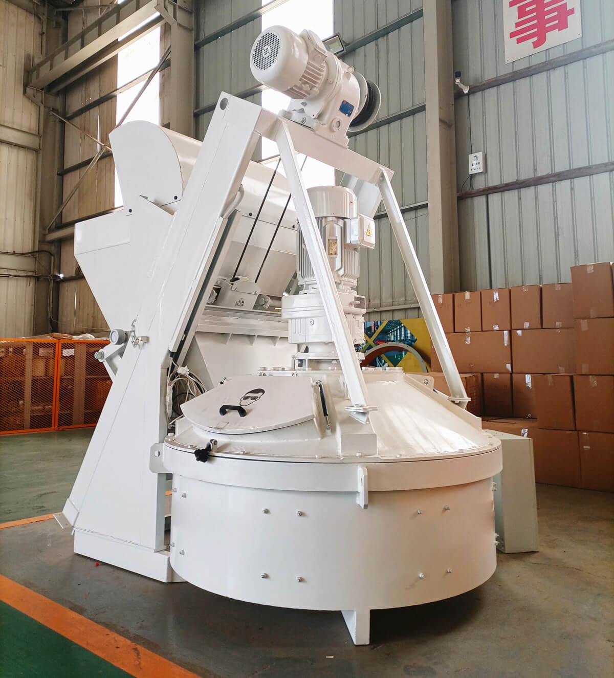 planetary concrete mixer for mixing cement for brick making
