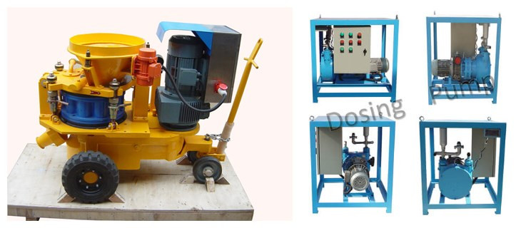 wet mix shotcrete machine and shotcrete pump