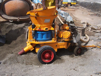 gunite machine