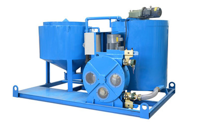 hose type electric motor grout plant