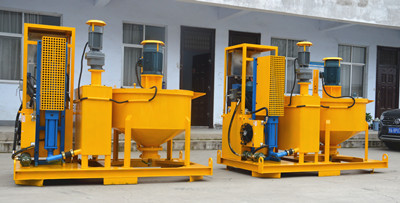 Injection grouting plant for ground improvement