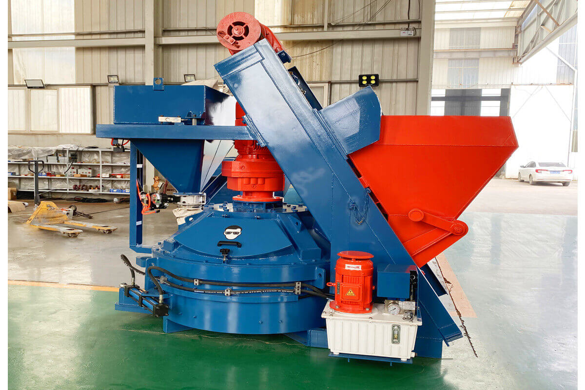 self-loading planetary mixer