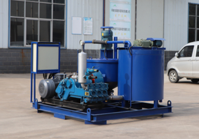 High volume skid mounted grout mixing plant system for sale