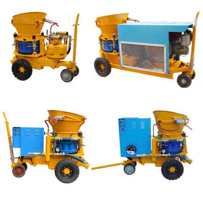 dry shotcrete machine