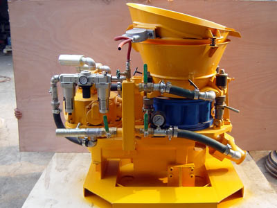 air driven dry mix shotcrete machine