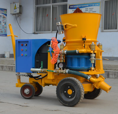 Fire-resistant material spray machine