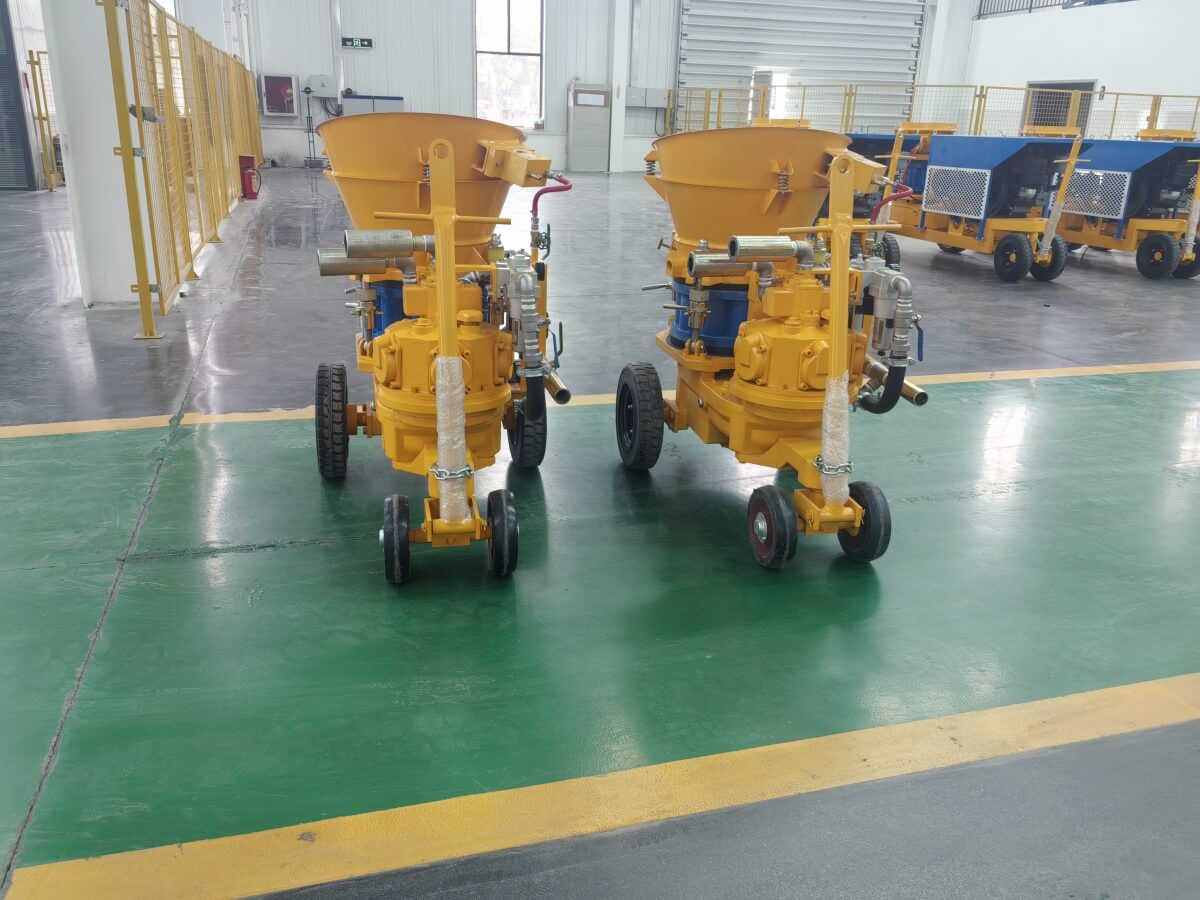shotcrete equipment for the tunnel hillside project