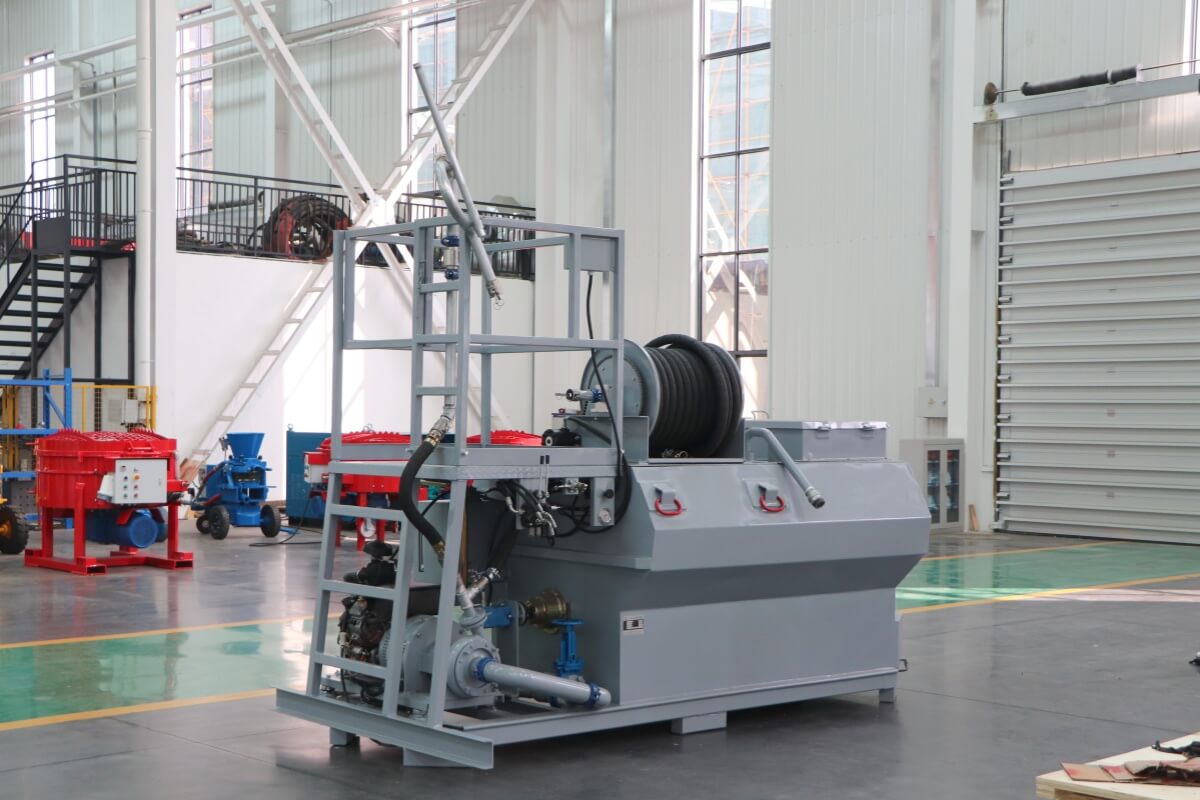 hydroseeder for mine reclamation