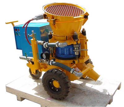 Electric shotcrete machine