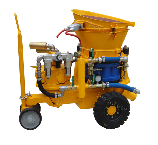 pneumatic motor dry mix shotcrete machine