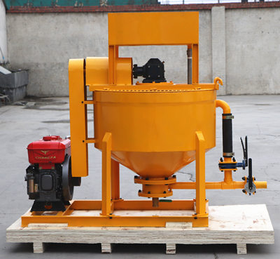 Small high performance grout mixer