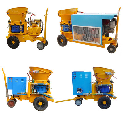 dry mix gunite machine