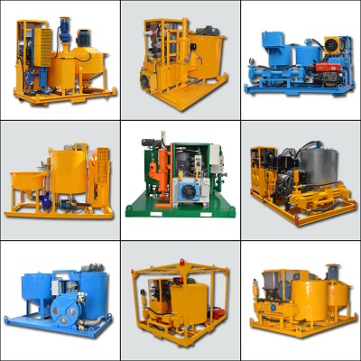 High efficiency large scale grouting pump station