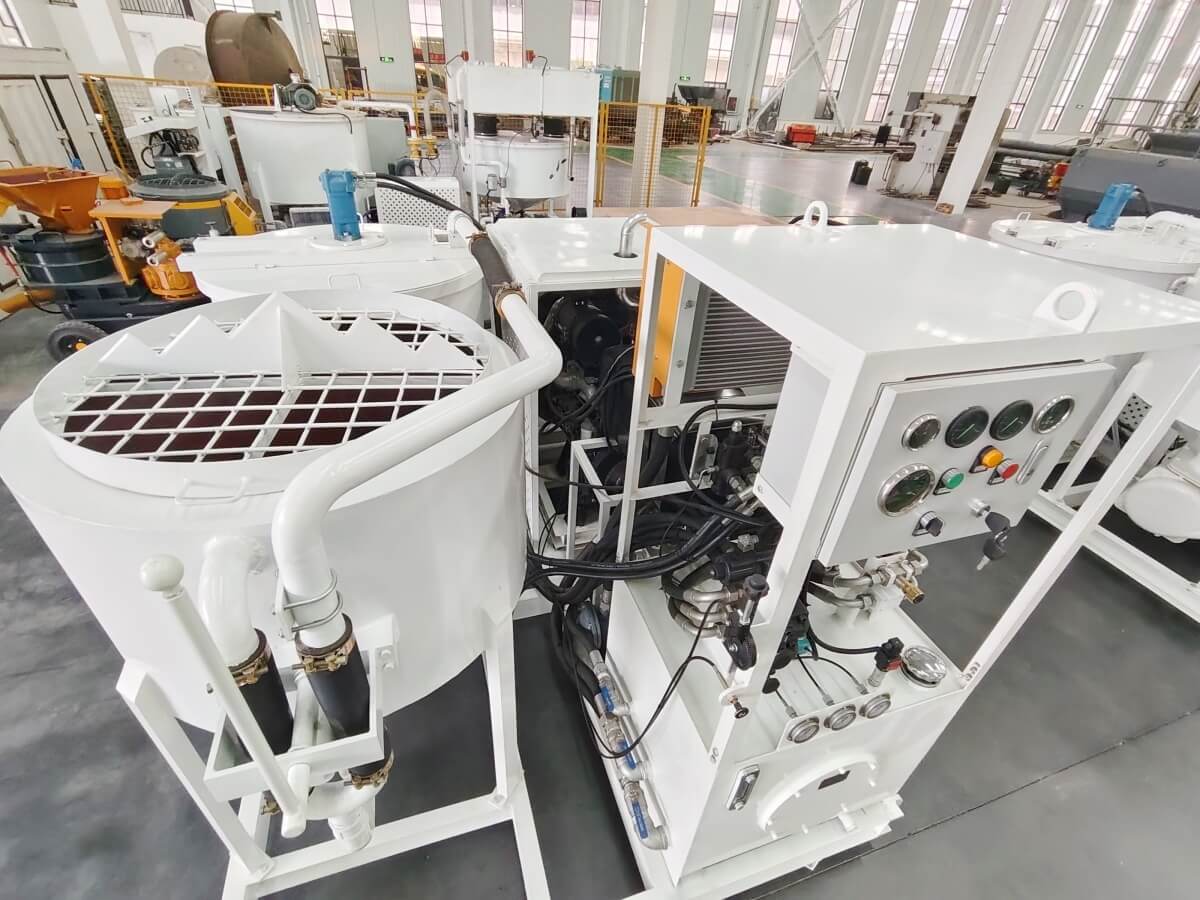 grout plant for TBM