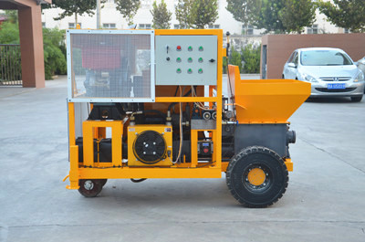 Small concrete pump