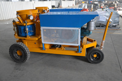 9 cubic diesel shotcrete machine for tunnel protection