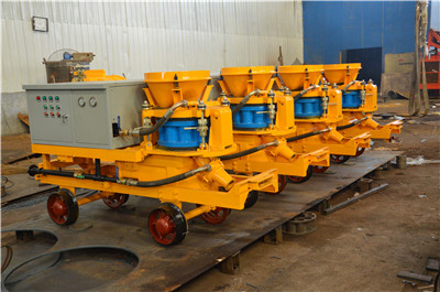 Rotary gunite machine to Singapore