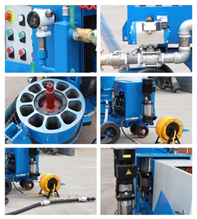 Fireproof material spray machine for sale