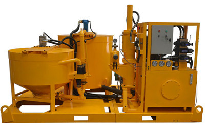plunger type diesel engine grout plant