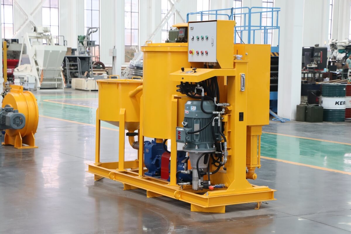 Peru colloidal grout station