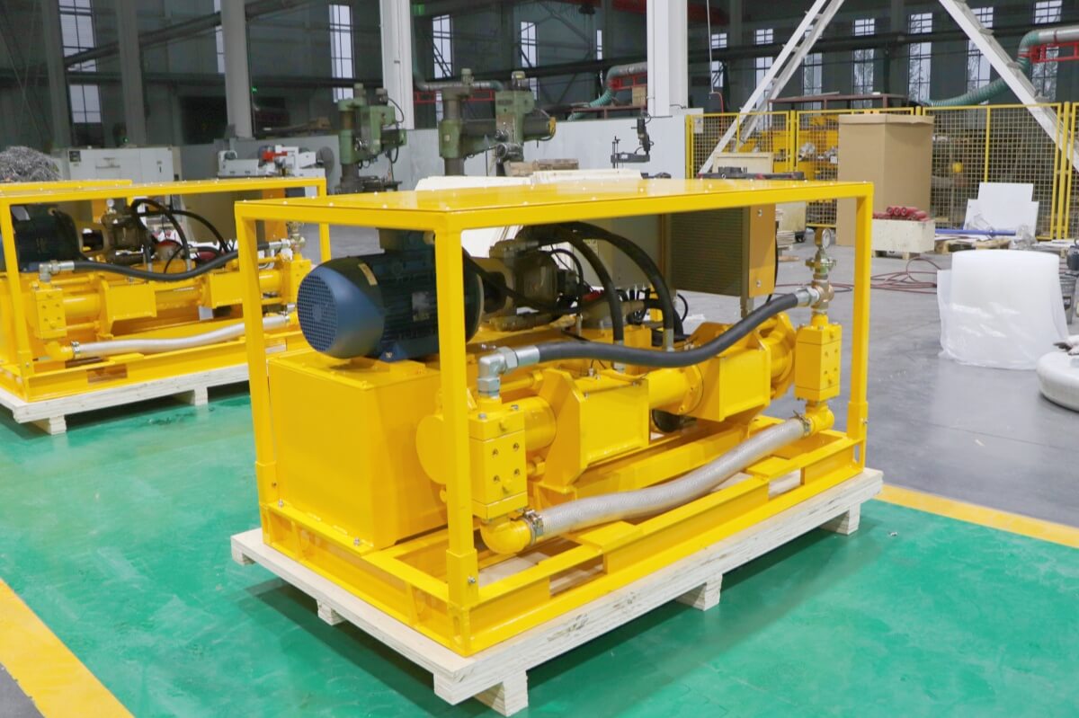hydraulic grout pump
