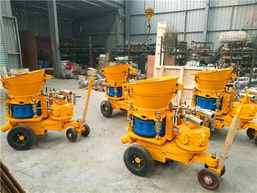 5 m3 per hour air dirven dry shotcrete machine