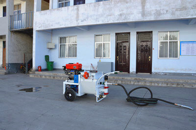 mortar spraying pump