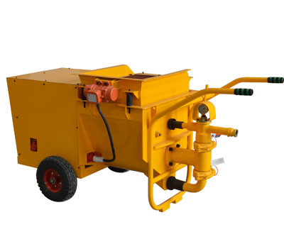 Cement mortar spraying machine