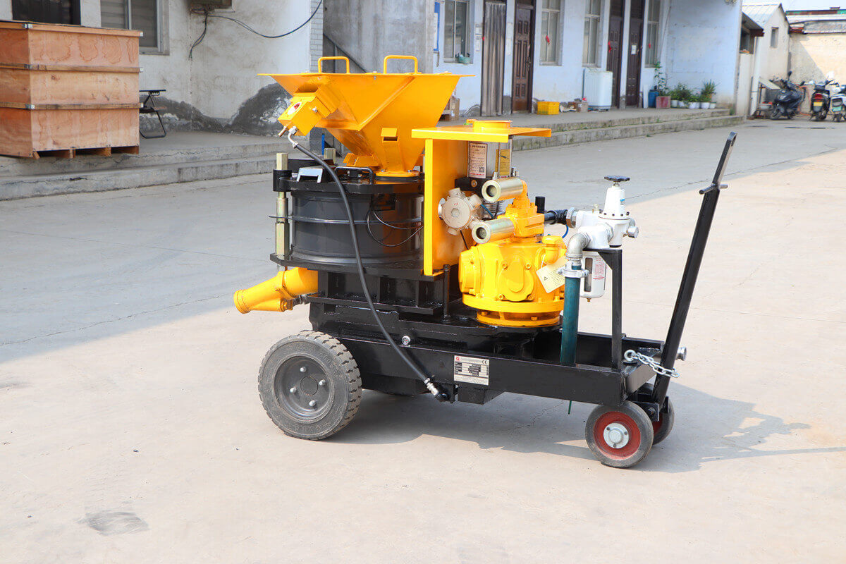 operation manual of shotcrete machine