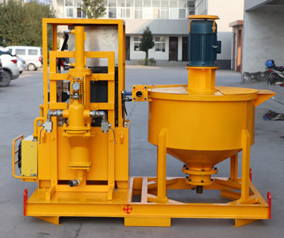 High efficiency grout mixing station for consolidation grouting