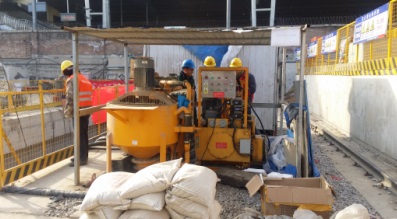 grout mixer pump