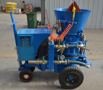 Chinese manufacturer dry mix refractory shotcrete machine