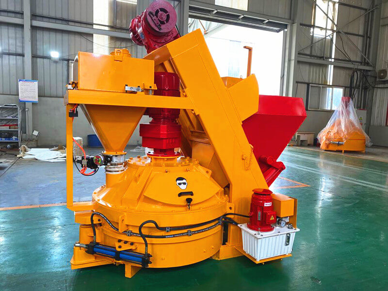 vertical shaft mixer for glass building material