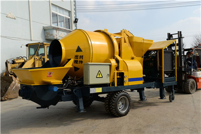 China concrete mixer with pump