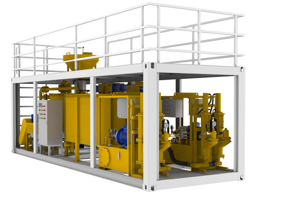 automatic colloidal grout station