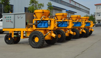 wetcrete machines for underground mining