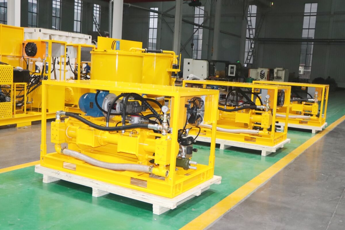 High pressure grout pump