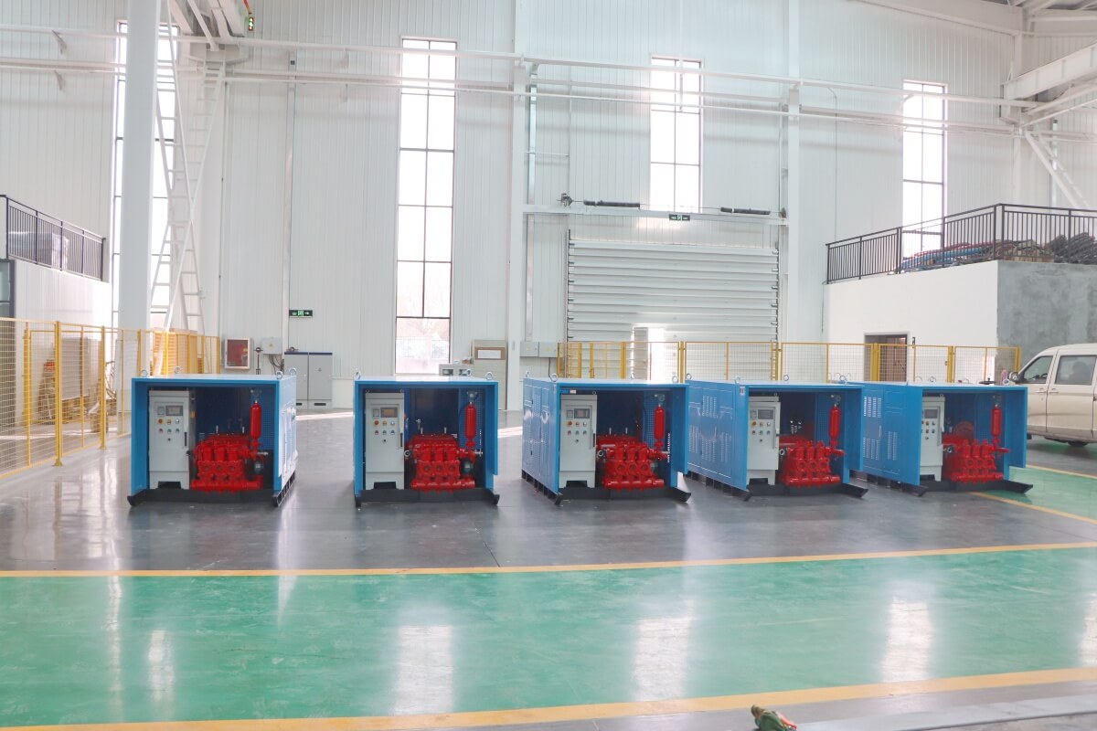high pressure triplex grout pump