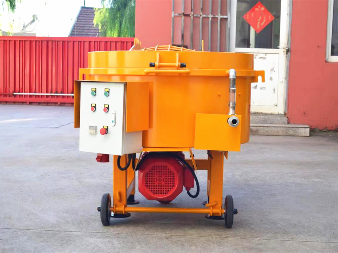 refractory pan mixer