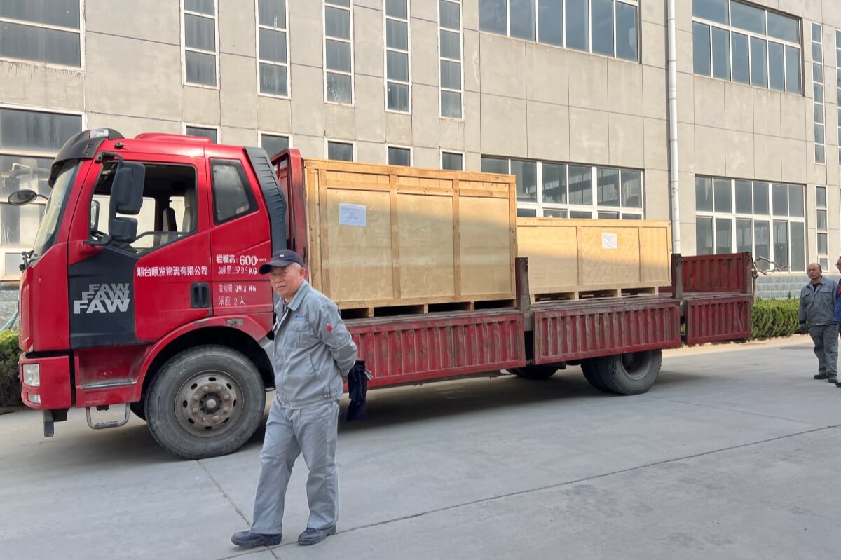 foam concrete production systems shippment
