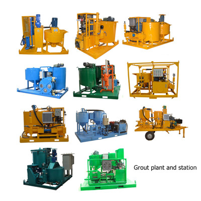 supplies of grout station