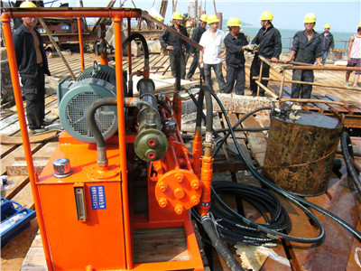 heavy duty grout pump application