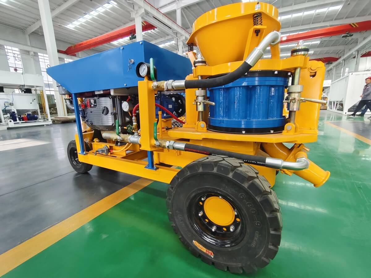 small gunite machine