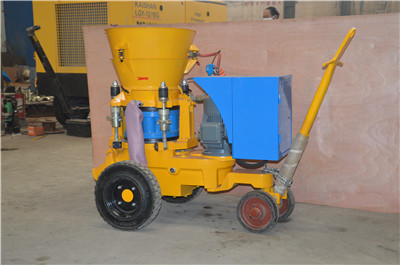 customized variable output dry spray refractory gunning machine