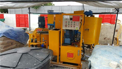 electric cement grouting pump