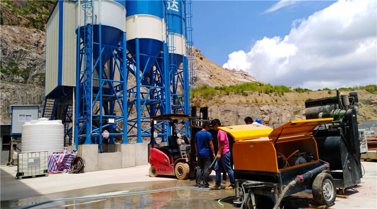 large capacity foam concrete making machine