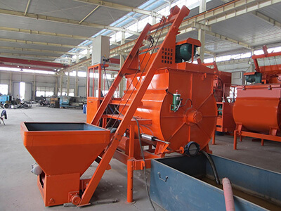 Foam concrete mixer