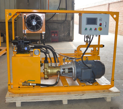 Grout pump for injecting microcement